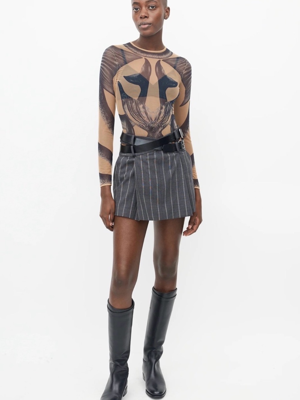 BURBERRY PRINT BODYSUIT SIZE SMALL New